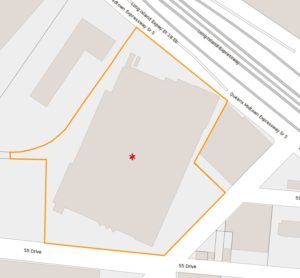 propertyshark parcel map showing location of 59-02 borden avenue in Maspeth, Queens, NY