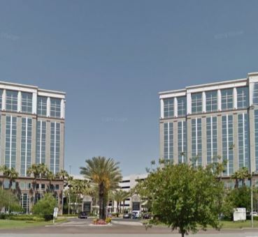 google street view of two office buildings at tampa, florida conrporate center