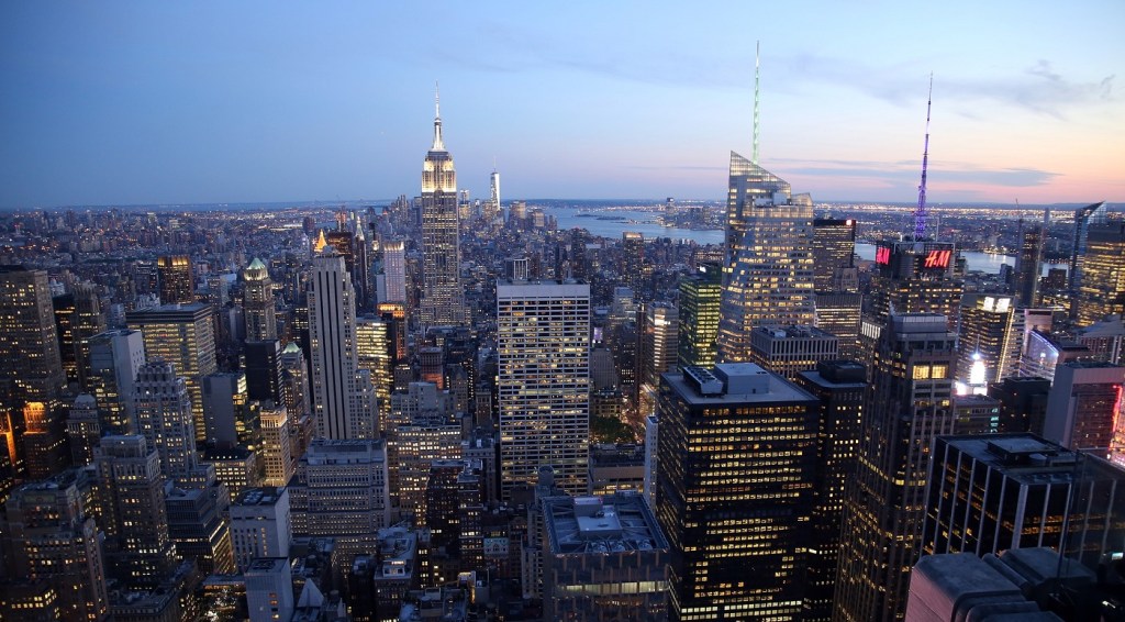 Tucked behind St. Bartholomew’s Episcopal Church, the GE Building's tower serves as its unofficial campanile, boasting what may be the most original and attractive skyscraper roof in the world.