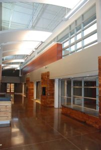 interior of the Milwaukee Wisconsin CBRE smart building client experience center