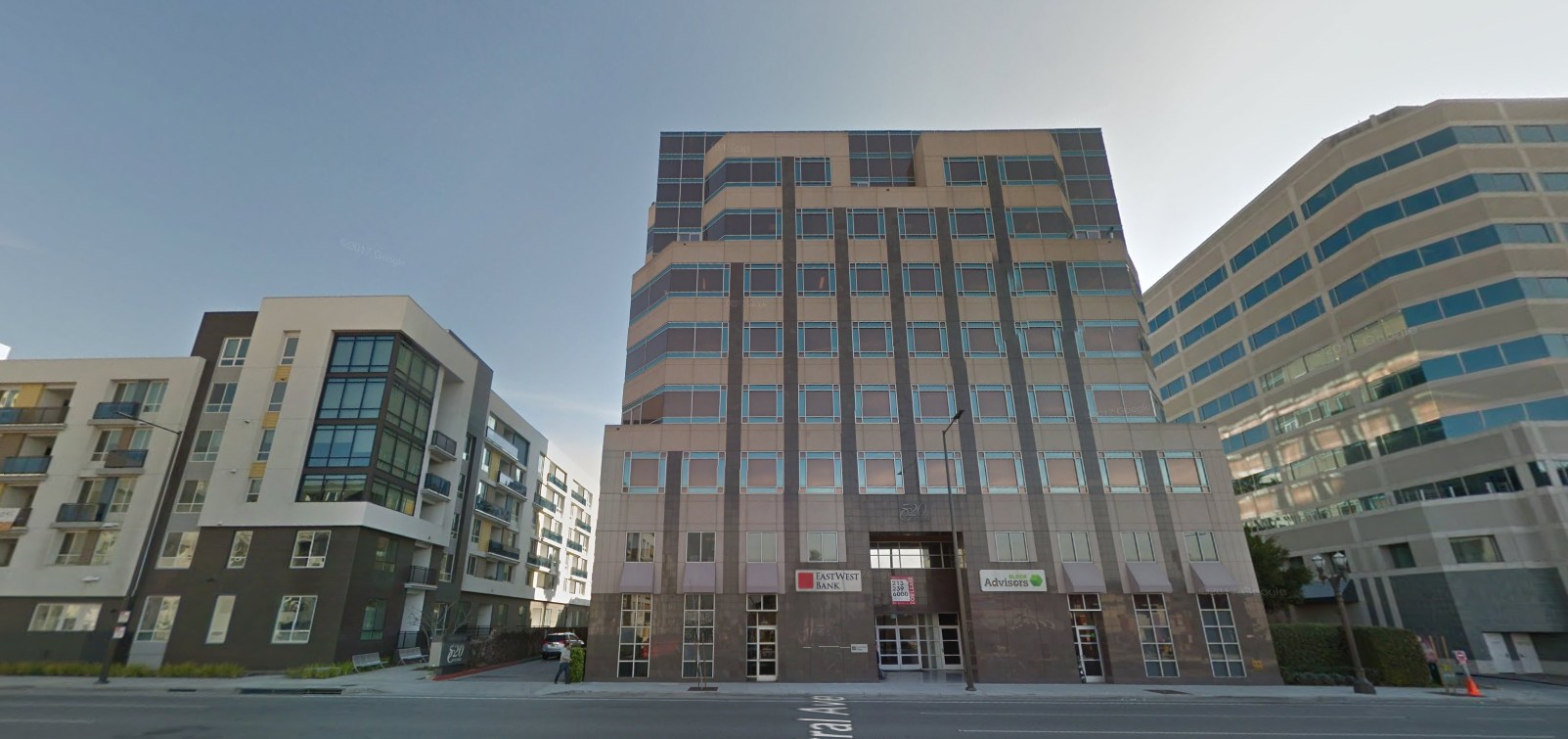google street view imagery of the facade on north central avenue of the office building at 520 north central avenue in glendale
