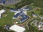 Lee Vants aerial photo of Reebok HQ in Canton MASS via boston business journal