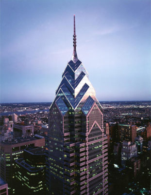 image of the iconic philadelphia skyline feature the one liberty place spire