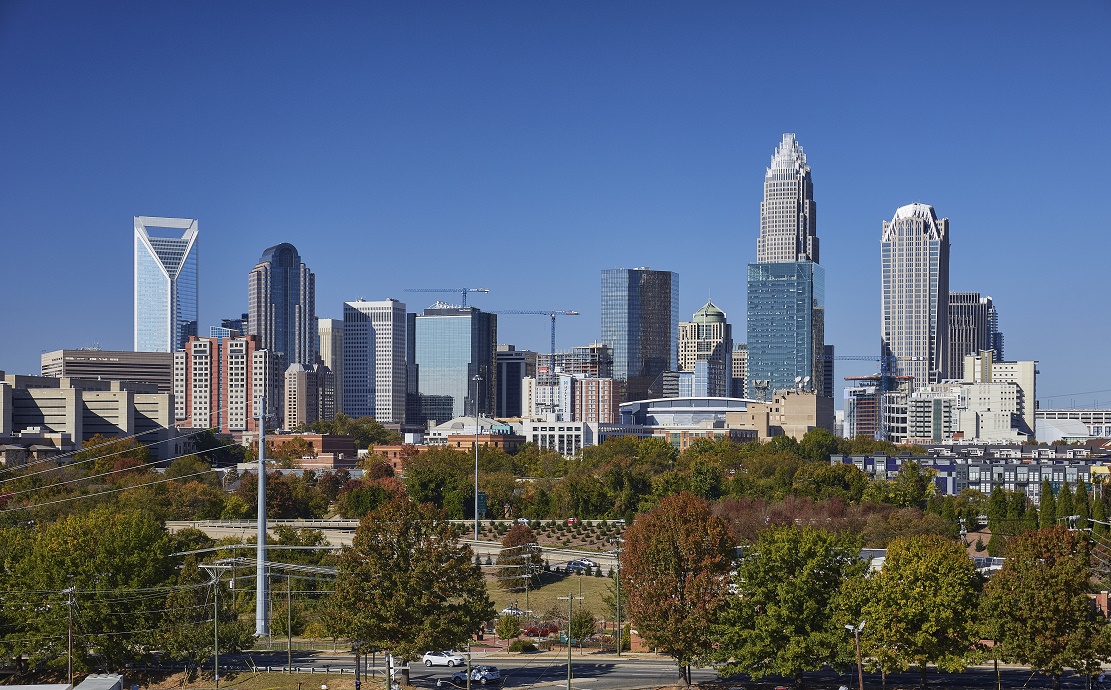 charlotte north carolina downtown skyline