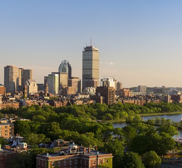 Boston Back Bay Skyline