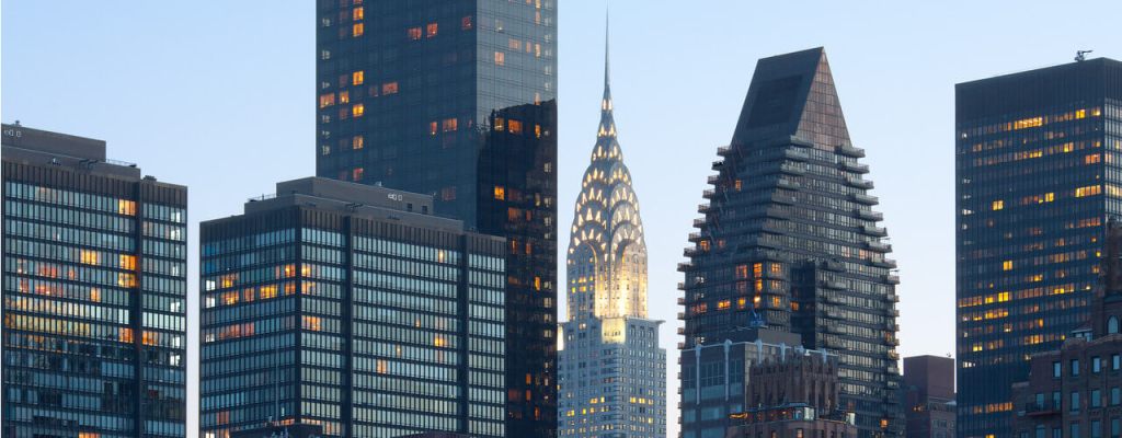 high-rises in Manhattan