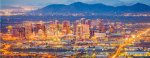 Phoenix, Ariz. skyline at night