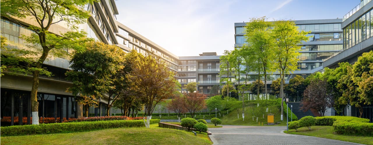 Urban suburban office space