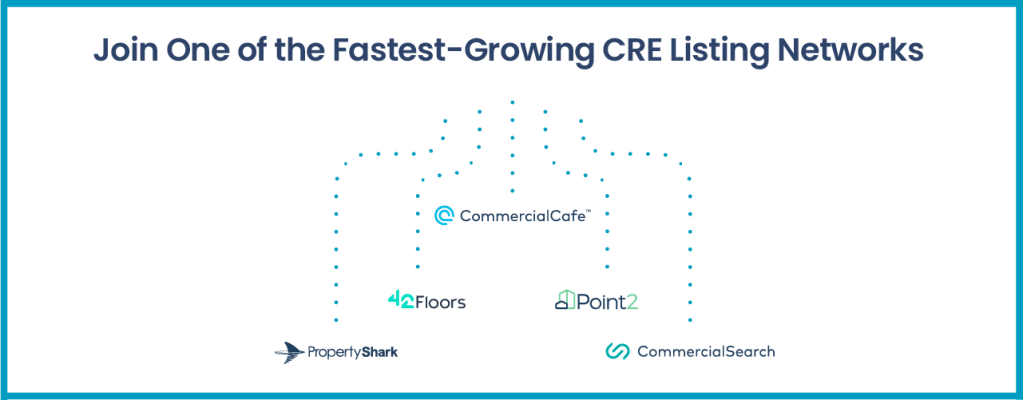 CommercialCafe is a nationwide commercial real estate internet listing service, part of the CommercialEdge Listings Network. Listings available on CommercialCafe cover all commercial real estate property types, including office, industrial, retail and coworking spaces — for sale and for lease.