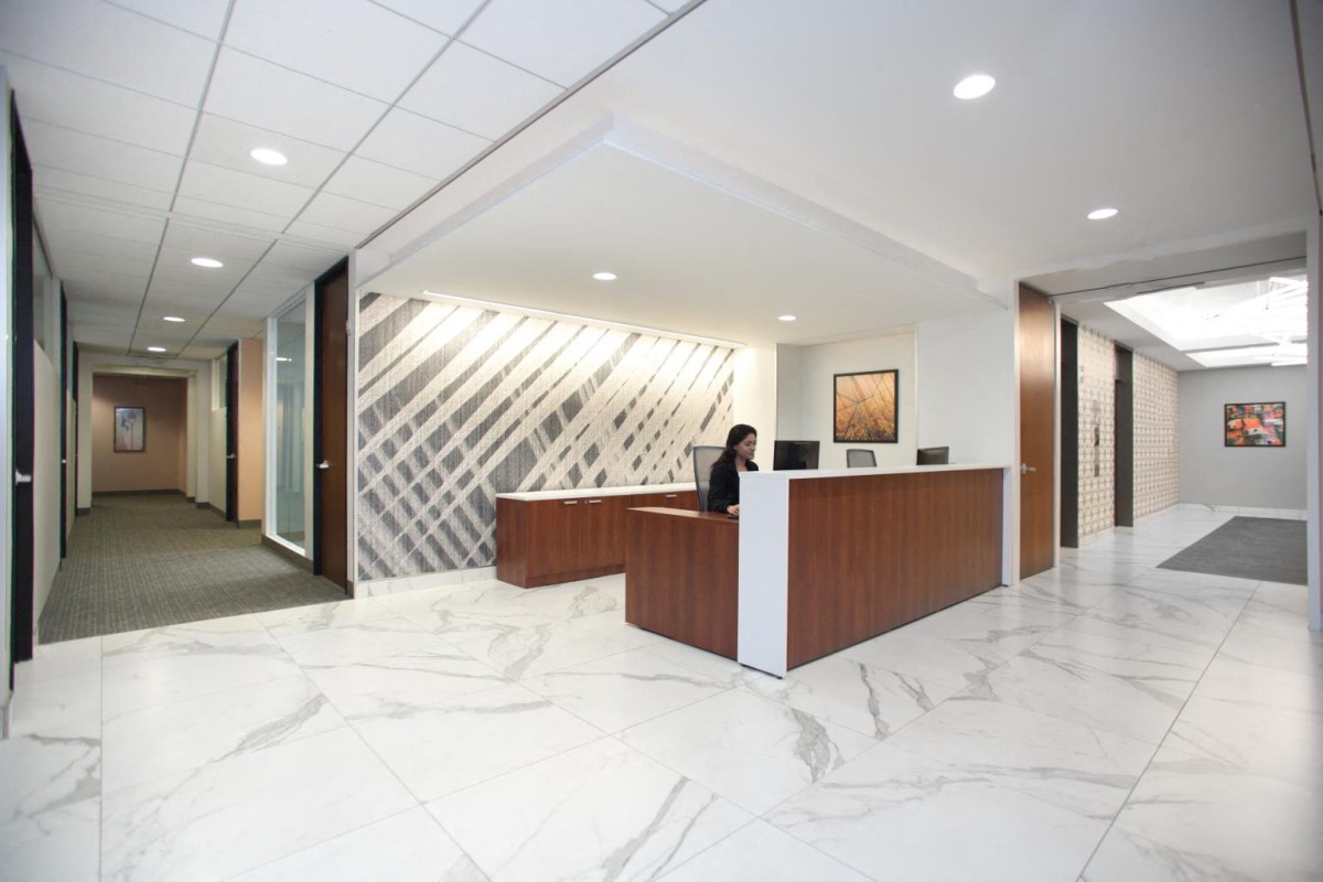 Coworking office run by Regus at 50 California St., San Francisco