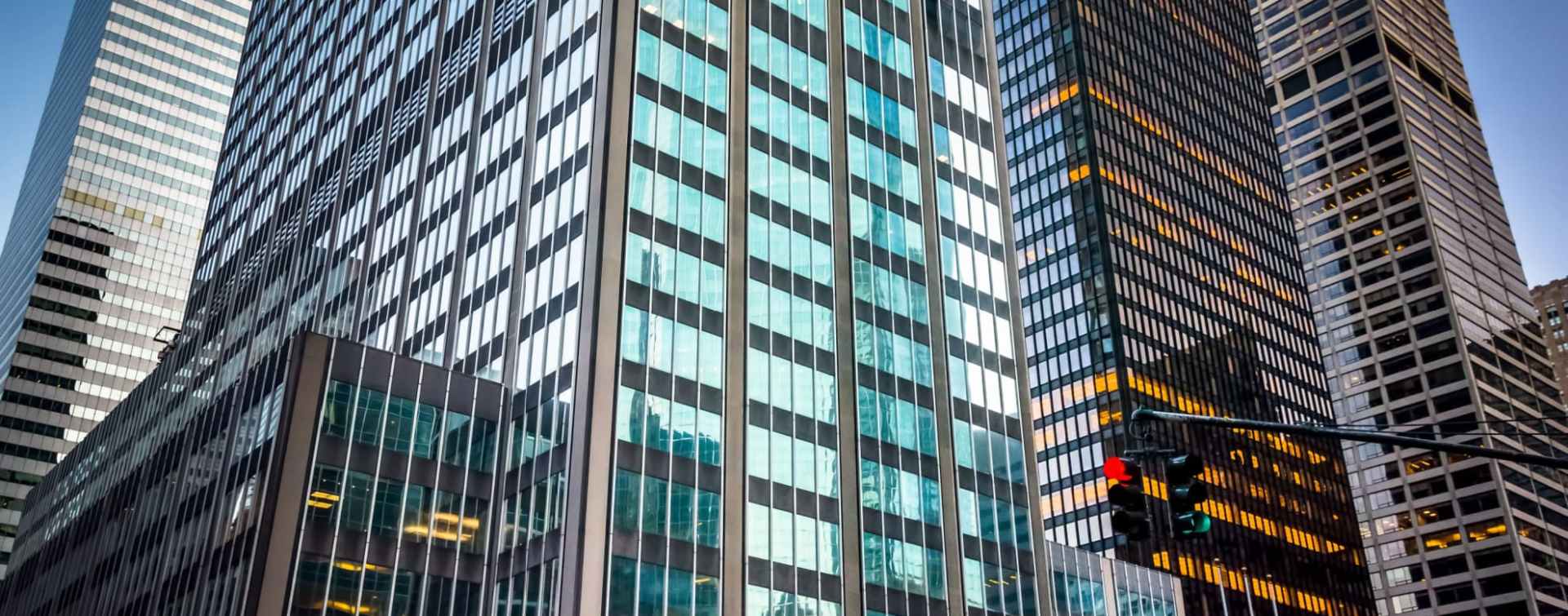 office towers along park avenue Manhattan