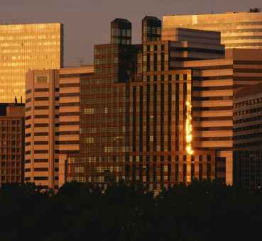 Office buildings in Rosslyn VA