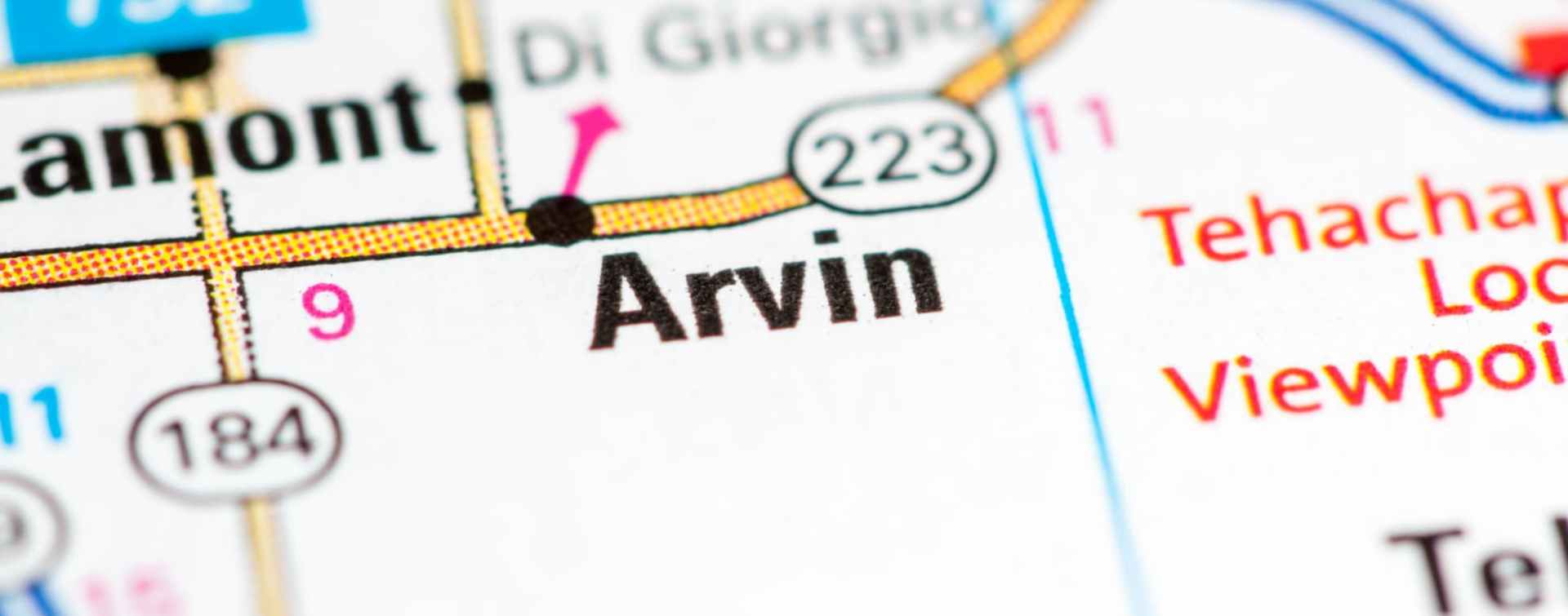 arvin map