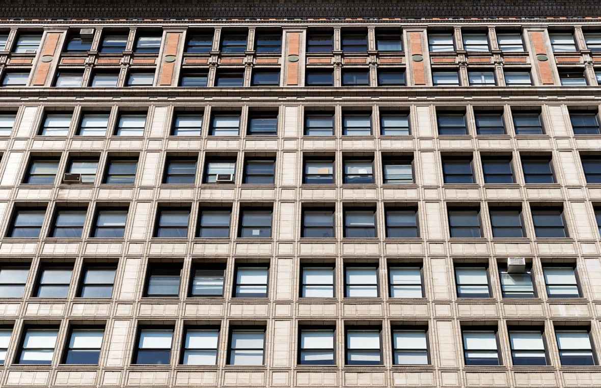 office building in Manhattan - closeup