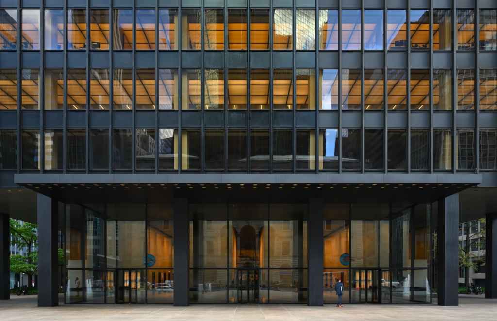 office building entrance