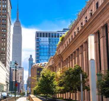 Penn Station side view