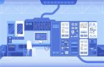 Illustration of tech scene