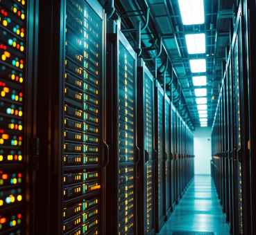 interior of data center