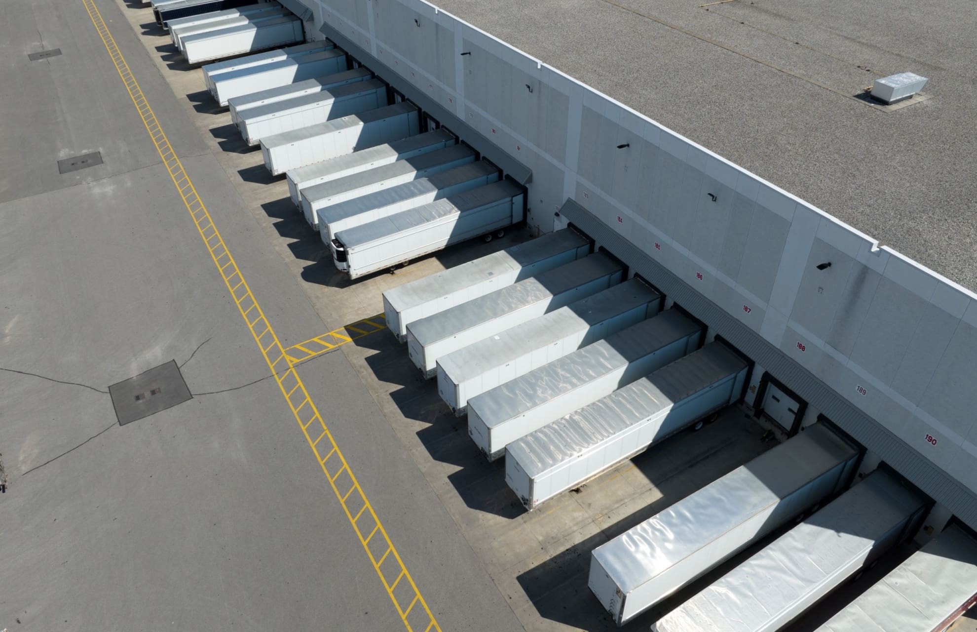 industrial building loading area