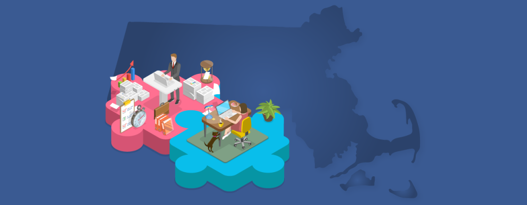 Best of Both Worlds: Massachusetts' Top Cities Accommodating Both Remote & In-Office Work