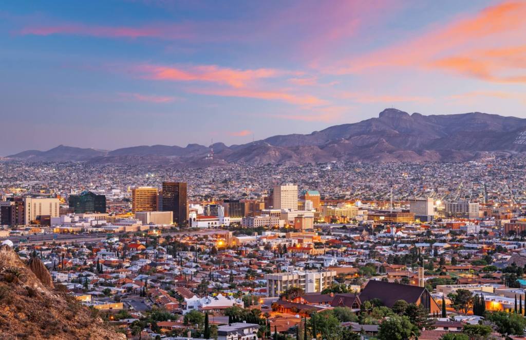 panoramic view of el paso texas