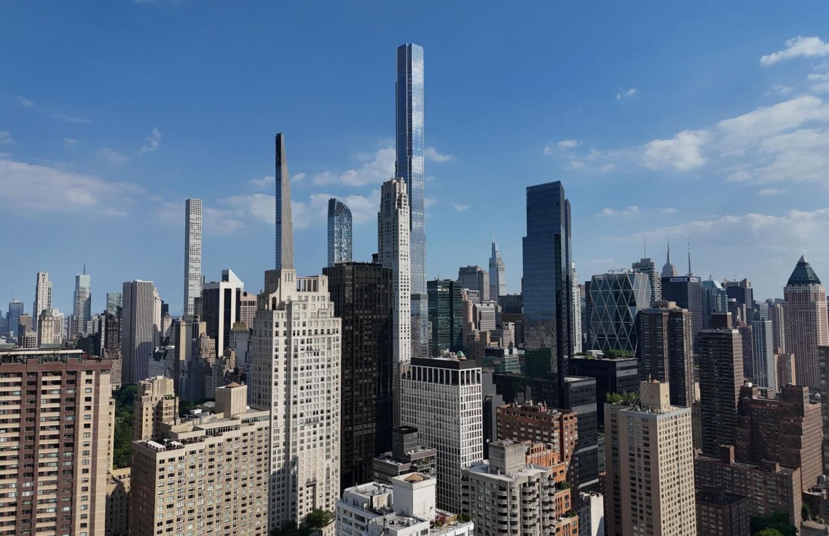 panoramic view of new york city skyscrapers office space in midtown manhattan