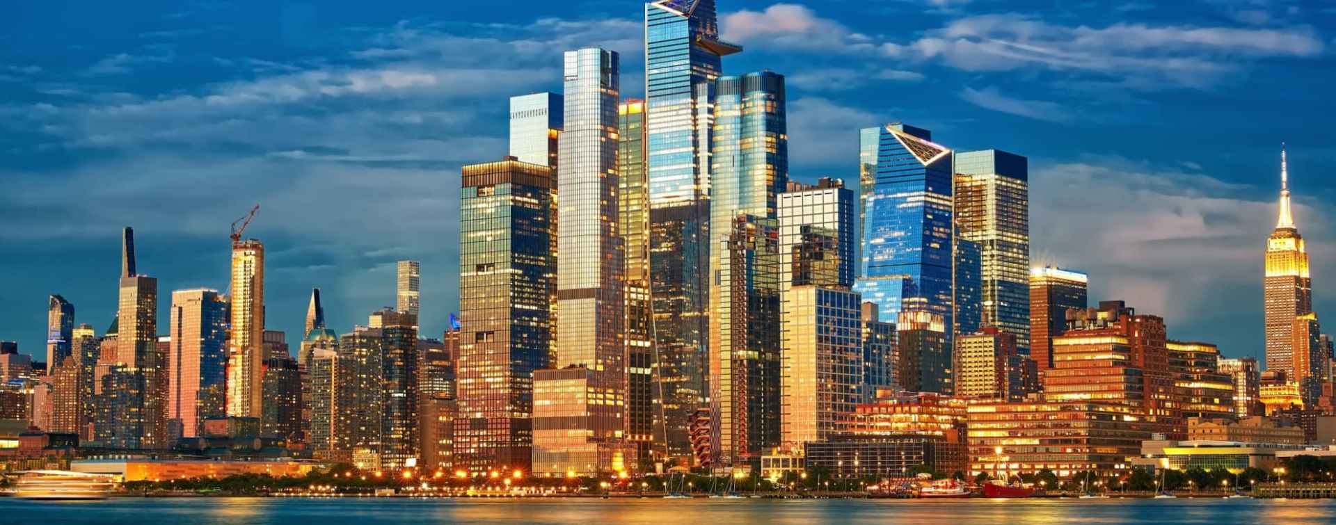 view of Hudson Yards