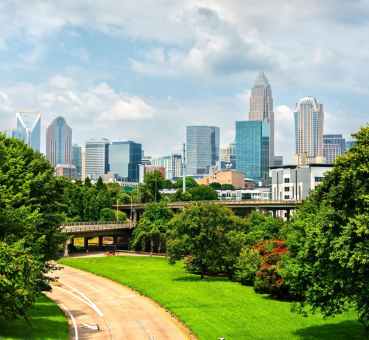office buildings in charlotte north carolina central business district