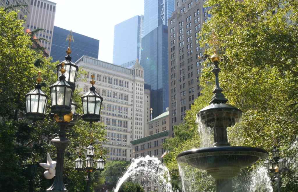 Broadway near City Hall Park