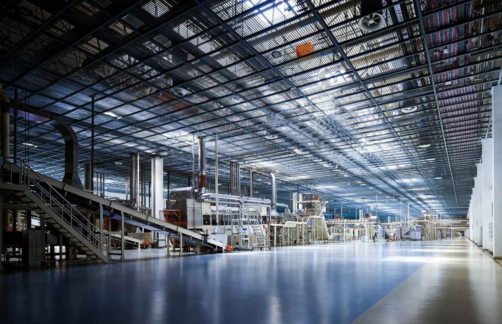 Interior of an industrial property
