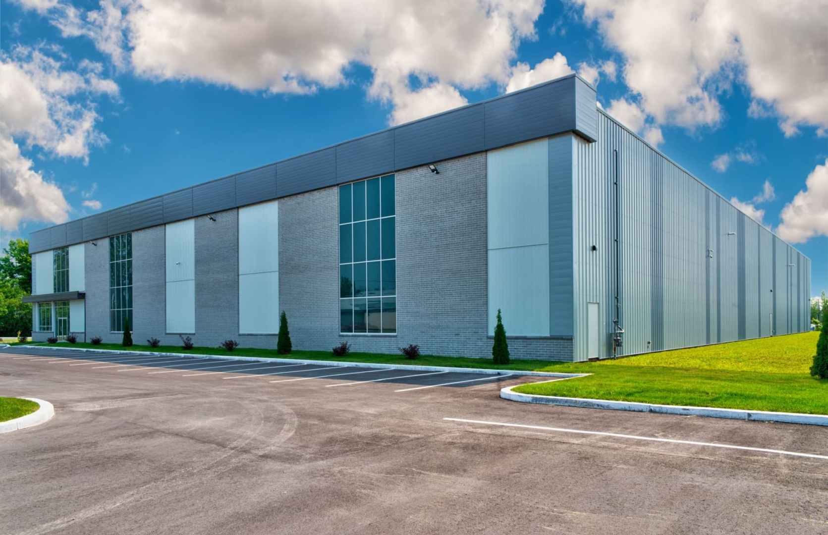 Modern industrial real estate property featured image