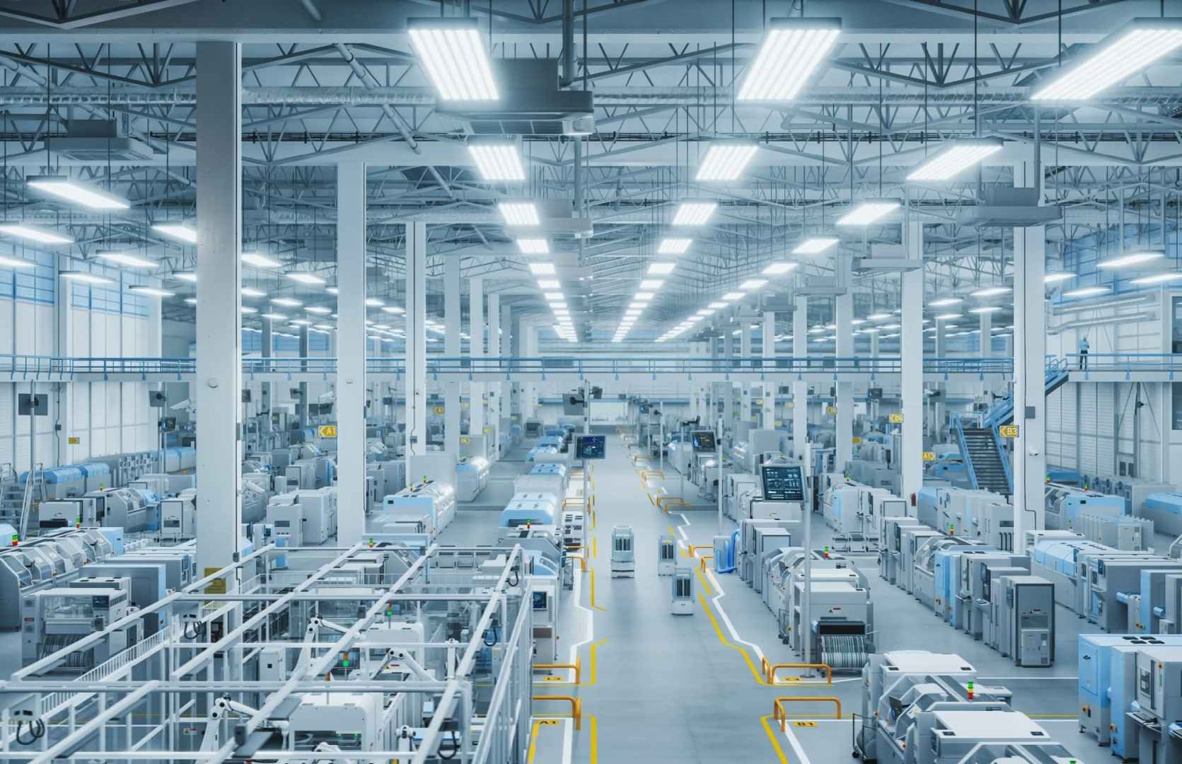 Industrial real estate interior
