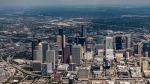 houston texas central business district and surrounding region
