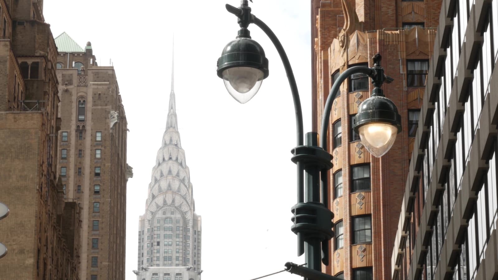 midtown manhattan view of Empire State and surrounding office buildings