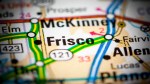 map detail of friso texas location
