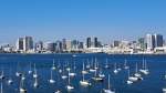 view of downtown san diego california from across the san diego bay