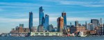 The Hudson Yards development seen from New Jersey