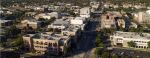 Aerial view of office buildings in Pomona, CA