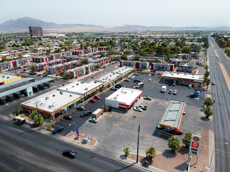 Tropicana/Nellis Retail Plaza at 5020 East Tropicana Avenue, Las Vegas, NV