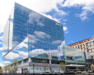 101 Seaport Blvd, Boston, LEED Platinum-certified office building that is part of Skanska USA's bid to build the most sustainable block in Boston