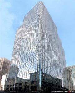 Exchange Place office tower at 53 State Street Downtown Financial District Boston