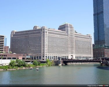 The Mart, historically referred to as The Merchandise Mart, in the River North submarket of Chicago