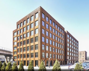 T3 Minneapolis, 323 Washington Avenue North - the first major U.S. office building to be constructed of wood in the last 100 years, LEED Gold-certified, fetched $87 million earlier this year