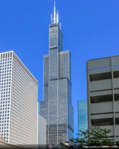 Willis Tower, more commonly known as Sears Tower, in Chicago