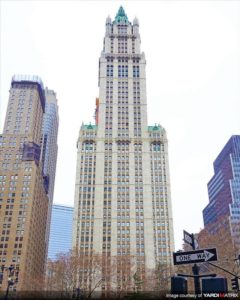 the Woolworth Building, 233 Broadway, Lower Manhattan