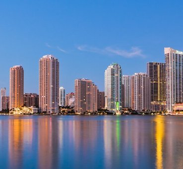 View of the Miami skyline