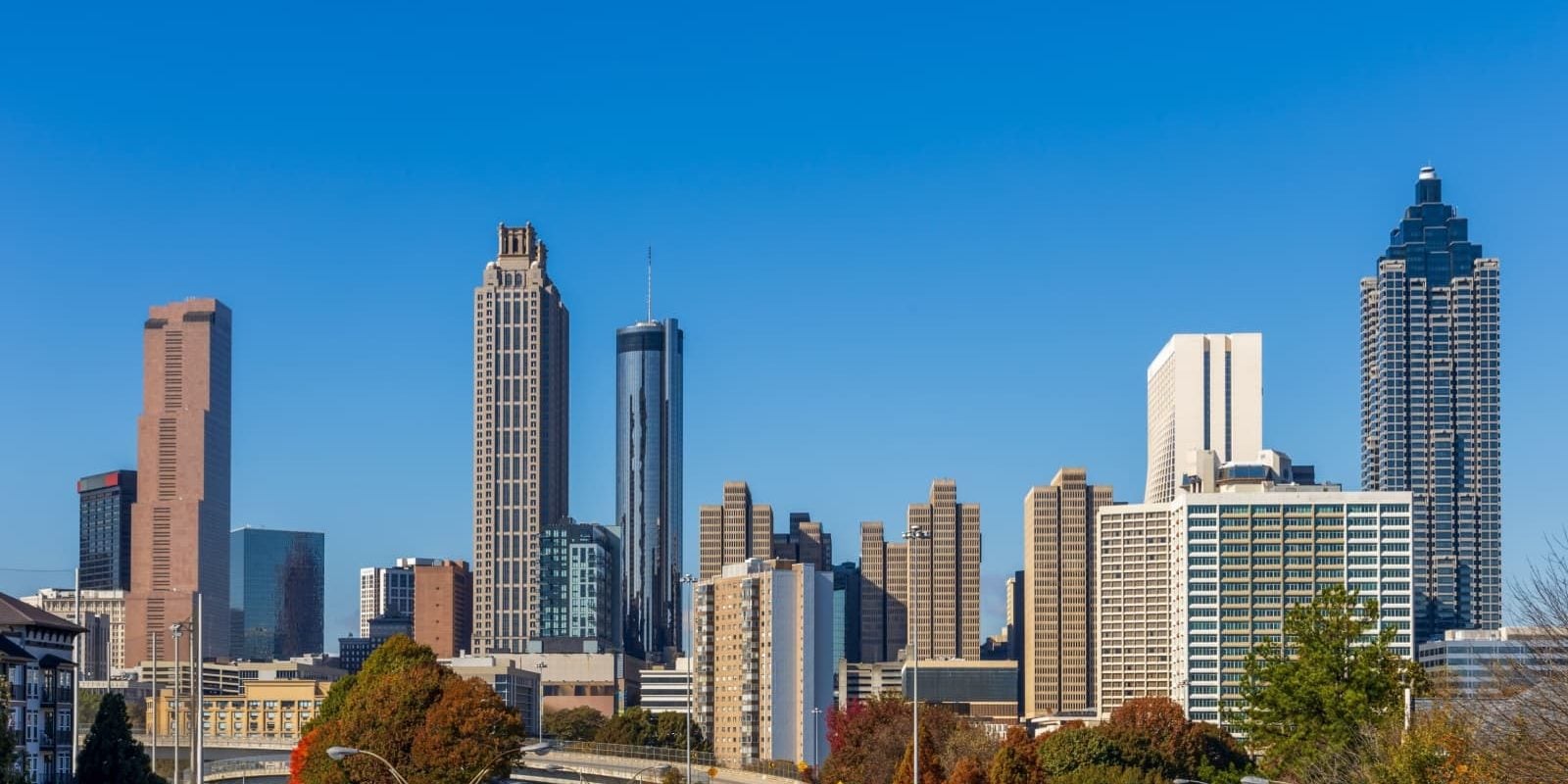 Atlanta central business district office buildings