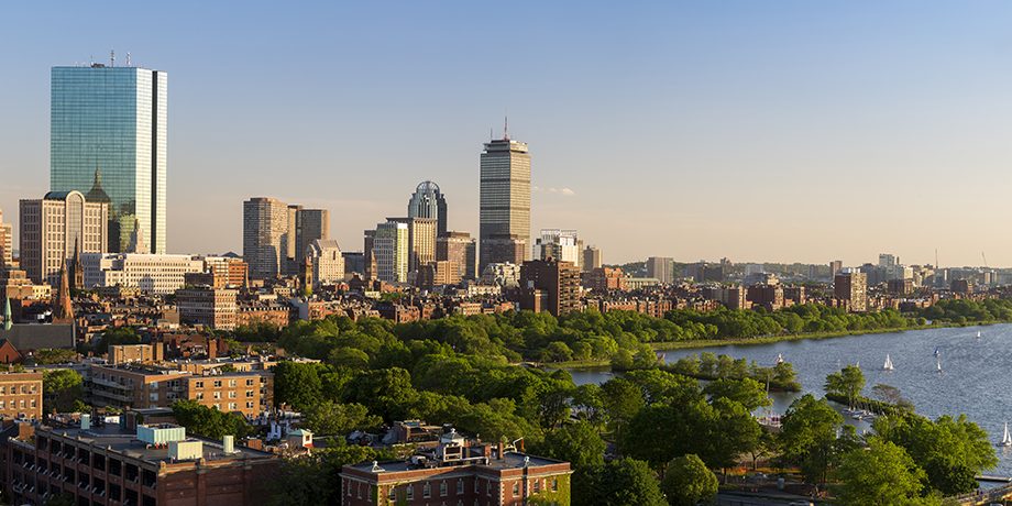 Boston Back Bay Skyline