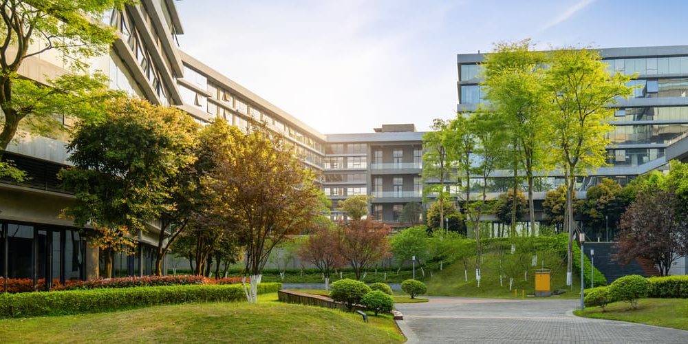 Urban suburban office space