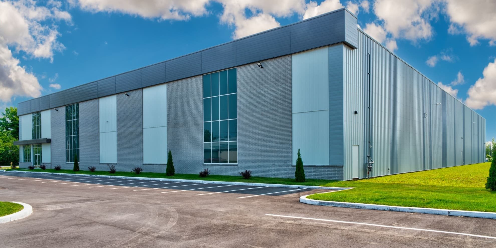 Modern industrial real estate property featured image